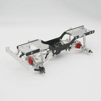 Chassis Trække Stænger Link Suspension Tie Rod med Servo Fast Mount Beslag Kit til MN D90 D99S MN99S 1/12 RC Lastbil Bil