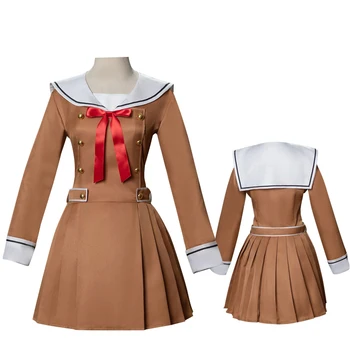 Anime Cosplay Kostumer BanG Drøm Toyama Kasumi Hanazono Tae Yamabuki Saya Skole JK Uniform matroskrave Kjole Halloween Outfit