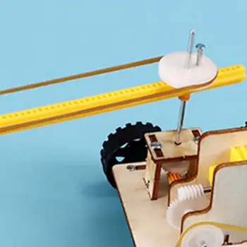 Eksperimentelle Bil Toy DIY Multifunktion Træ Naturfag Flot Robot Kit Car Model til Børn