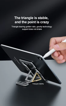 Nye Skrivebord Mobiltelefon Holder Stand Til iPhone, iPad Xiaomi Justerbar Desktop, Tablet Universal Holder Tabel Mobiltelefon Stå