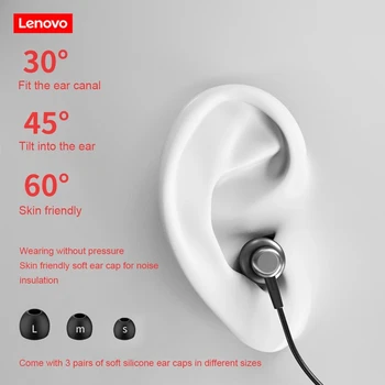 Nye Lenovo-XE05 TWS BT5.0 Trådløse Hovedtelefoner, Sport In-Ear Hovedtelefoner IPX5 Vandtæt med Mikrofon og Støj Annullering