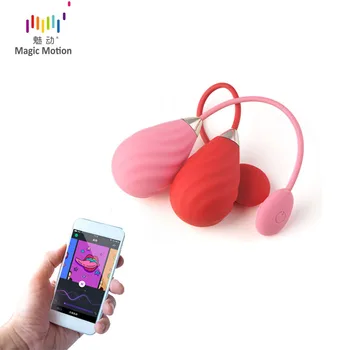 Magic Motion-Smart APP Trådløse Vibrator Sex Legetøj til Kvinde Fjernbetjening Sundae 2021 Klitoris G-punktet i Skeden Massageapparat Flamingo