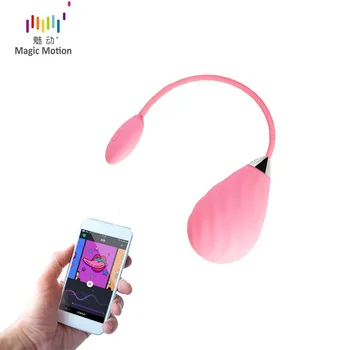 Magic Motion-Smart APP Trådløse Vibrator Sex Legetøj til Kvinde Fjernbetjening Sundae 2021 Klitoris G-punktet i Skeden Massageapparat Flamingo