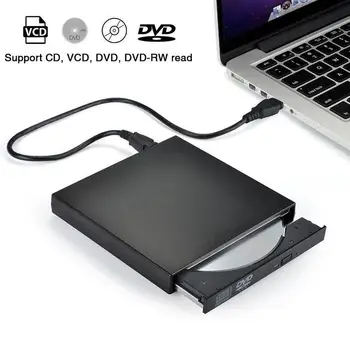 Eksterne USB-DVD-CD-RW-Disk-Brænder Combo-Drev-Læser til Windows 98/8/10 værdiboks til Bærbar PC