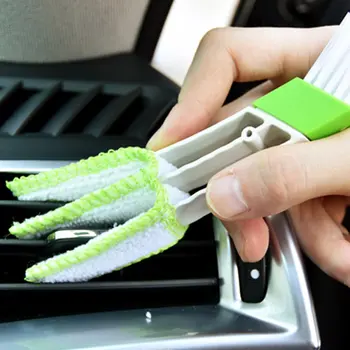 Auto Aircondition Outlet rensebørste Dashboard Børste Støv Indvendig Rengøring Tastatur Blind børste Bil tilbehør