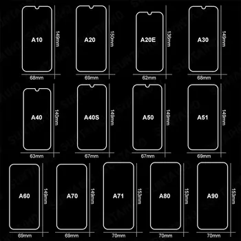 3Pcs Beskyttende Glas Til Samsung Galaxy A50 A51-A71-Skærm Protektor Til A70 A80 A90 A60 A40s A30 A20 M10 en 50 Hærdet Glas