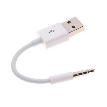 USB 2.0 Chargeer Data Kabel Hvid importeret oxygen fri kobber (OFC) terminaler HOT iPod Shuffle 3/4/5/6/7 Audio Jack Stik
