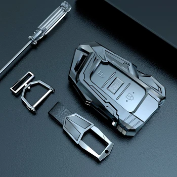 Zink Legering Bil Nøgle Dække Sagen For Hyundai Creta I10 I20 Tucson Elantra Santa Fe 2016 2017 2018 Auto Indretning Tilbehør
