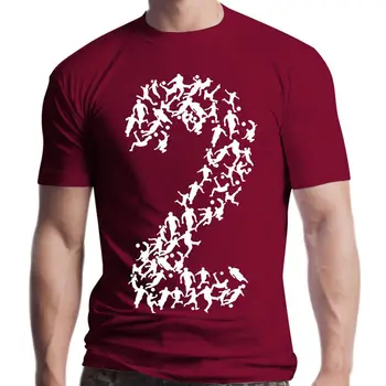 2021 kortærmet T-shirt til manden t-shirt sommer brev nummer 2 t-shirt survetement fodbold