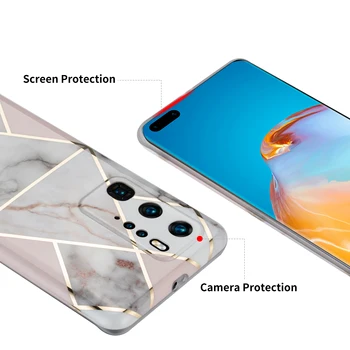 IMD syning marmor plating mobiltelefon tilfælde for huawei honor 20 pro ære udsigt 20 blød silikone tpu back cover