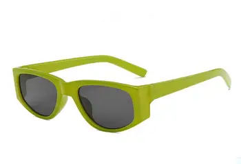 2021 Ocean Linse Vintage Enkel ovale Solbriller Kvinder Klassiske Briller Street Beat Shopping Spejl Oculos De Sol Gafas UV400