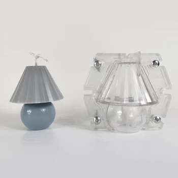 Plast Lys Skimmel, Lille Bord Lampe Formet Lys Skimmel DIY Håndlavet Kunsthåndværk, der Gør