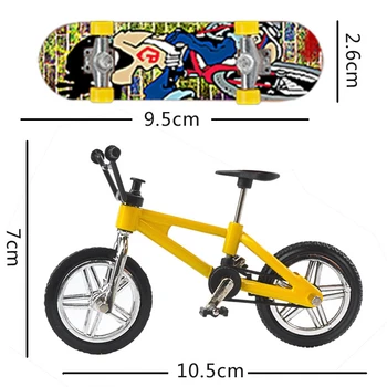 Mini Scooter To-Hjulet Scooter Børns Uddannelsesmæssige Legetøj Kids Finger, Scooter, Cykel, Skateboard Fingerboard