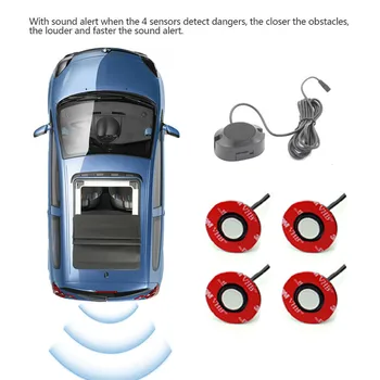 Bil Auto Parktronic Parkering Radar Sensorer Backup For lifan x60 620 520 320 x50 solano smily Tilbehør