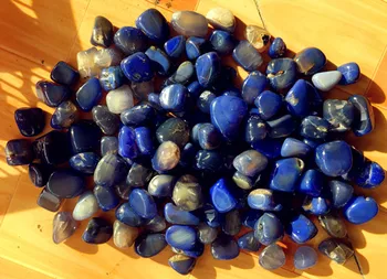 Naturlig kvarts krystal blå agat hånd-ground lille granulat, grus