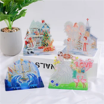 Tre-Dimensional Puzzle-Kits Diamant Maleri 5D Billede Børn Kunsthåndværk Cross Stitch Krystal Rhinestone Kunst Home Decor