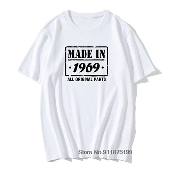 Lavet i 1969 Interessant Jubilæum stede T-Shirt 52th Jubilæum Gave Design Bomuld Retro Vintage t-shirts Print T-Shirt