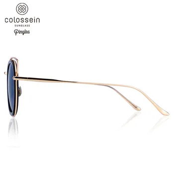 COLOSSEIN Pinglas Moderne Cat eye Solbriller Luksus Design Street Classic Belægning Briller Kvinder Sommer, Sol blok Brillerne Kvindelige