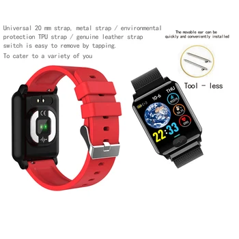 UGUMO Smart Ur Mænd Kroppens Temperatur EKG-PPG smart armbånd Sport Armbånd Smartwatch Til Android Apple Xiaomi Huawei