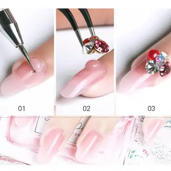 3Pcs/Sæt Almindelige Neglelak-Gel Langvarig UV-Udvidelse Gel DIY Lak Negle Salon Værktøjer Manicure Kunst Gel Sæt