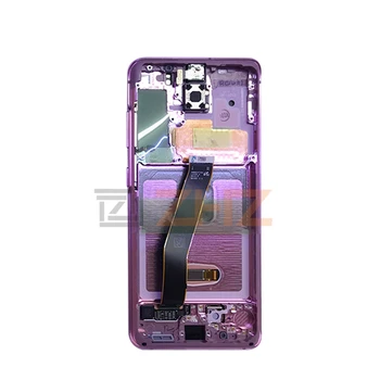 For Samsung S20+ lcd-G985 touch screen digitizer assembly med ramme Til Samsung S20 G980 display udskiftning reparation del