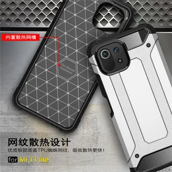 For Xiaomi Mi 11 Lite 10 11 Tilfælde af Robust, Stødsikkert Hård Rustning Dækning For Mi 11 Ultra 11i Anti-fald Kofanger Telefon etuier