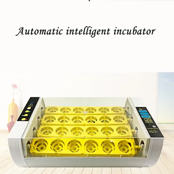 Automatisk intelligent inkubator 24 chick inkubator vagtler lille kuvøse due æg inkubator