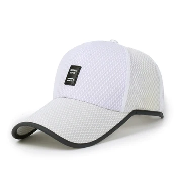 Åndbar Mesh Sommeren Golf Snapback Caps Mænd Quick-Tørring Casual Solen Baseball Cap For Kvinder Unisex Solid Far Hat