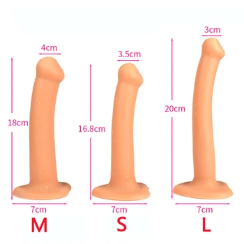 Super Blød Lille Dildo Anal Plug Butt Plug Dilator Vaginal Kvindelige Onani Mandlige Prostata Massage Anal Sex Legetøj Til Kvinder, Mænd