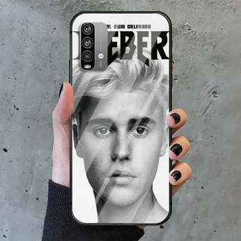 Justin Bieber Telefon Hærdet Glas Cover Til Xiaomi Redmi note k 7 8 9 10 30 40 A C T S Pro 4G 5G Ultra Hoesjes Cell