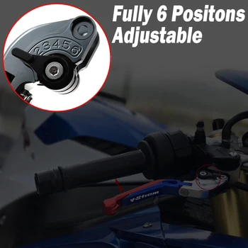 For Suzuki Vstrom 1000 DL1000 / XT 2002 - 2020 Motorcykel Tilbehør CNC-Justerbar Udvides Sammenklappelig Kobling Bremse Greb