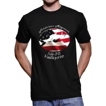 XB 70 Valkyrie Amerikanske Luftstyrker Mænd Mørk T Shirt2021 Høj kvalitet Mærke T-shirt Afslappet Korte ærmer O-hals Fashion Trykt på