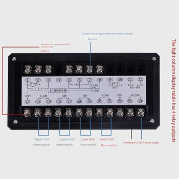 4-20MA Niveau Sensor Væske Sensor Vand Niveau Display, Instrument / Stråle Digital Display Kontrol Instrument Niveau Transmitter