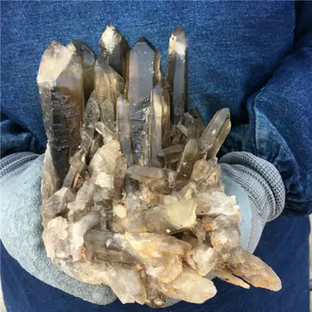 Naturlige blæk cluster mineral krystal healing tip