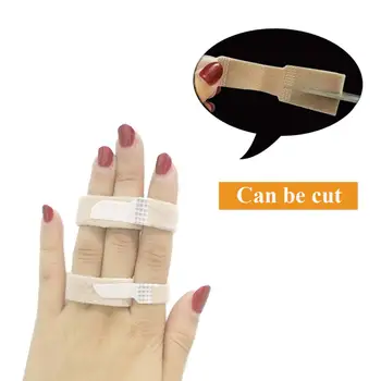 4 Stk Finger Skinne Skinne Støtte til Brækket Tå Wraps Straighterer for Hammer Tå Hallux Valgus Separator Forfod Pad Indlægssåler