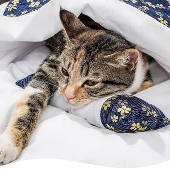 Aftagelig Hund Kat Bed Kat Sovepose Sofaer Mat Vinter Varm Kat Hus Lille Pet Bed Hvalp Kennel Reden Pude Pet Produkter