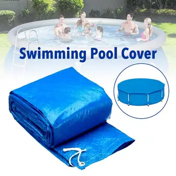 Runde Pool Cover Tyk Swimmingpool Støv Dække Anti-UV-Vævet stof Pool Dække Jorden Klud Til Udendørs