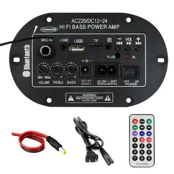 30W Forstærker Bord Audio Bluetooth-kompatible DIY Amplificador USB, FM-Radio TF Subwoofer Afspiller Til Bil, Lastbil RV Camper Osv.