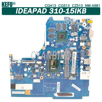KEFU NM-A981 oprindelige bundkort for Lenovo IdeaPad 310-15IKB med 4 gb-RAM, I5-7200U GT920MX-2GB Laptop bundkort