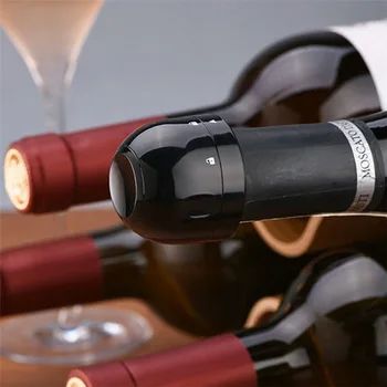 1Pc Silikone Vakuum Forseglet Red Wine Bottle Cap Prop Champagne Flaske Prop Bevare Friskhed Vin Plug Bar Værktøjer