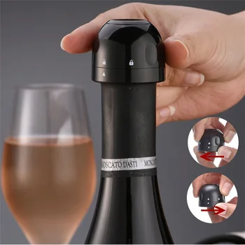 1Pc Silikone Vakuum Forseglet Red Wine Bottle Cap Prop Champagne Flaske Prop Bevare Friskhed Vin Plug Bar Værktøjer