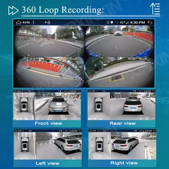 For Chevrolet Spark (M300) 2010-2016 Bil 360 HD-Auto Surround View-Kamera Bilen Multimedia-Afspiller, Stereoanlæg med Radio GPS-Navigation IPS