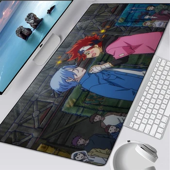 Store Animationsfilm SK8 Infinity-musemåtte lås kant musemåtte mus og Tastatur pad Computer Gamer Bærbar Notebook Manga musemåtten