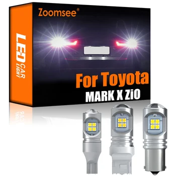 Zoomsee 2stk Hvide Omvendt FØRTE Til Toyota MARK X ZiO 2007-2020 Canbus Udvendige Backup Lys Bageste Hale Pære Køretøj Lampe Dele