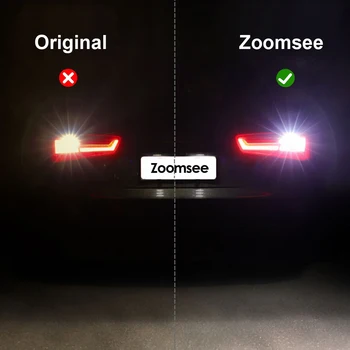 Zoomsee 2stk Hvide Omvendt FØRTE Til Toyota MARK X ZiO 2007-2020 Canbus Udvendige Backup Lys Bageste Hale Pære Køretøj Lampe Dele