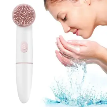 Ny Smart On/off Elektriske Ansigt Udrensning Børste Sonic Hudorm Børste Vaske Sig Vibration Massage Fjerne Hud Udrensning U7J3