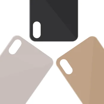 Ny, original Høj Kvalitet Kæmpe Hul Tilbage, Glas, Batteri-Dæksel Bag Døren Boliger Til iPhone X XS XSMAX Udskiftning af dele
