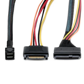 0,5 M/1.5 M Mini-SAS SFF-8643 til U. 2 SFF-8639 Kabel med SFF-8643 Mini SAS HD-36-Pin til M. 2 Tasten M-Adapter-Kort