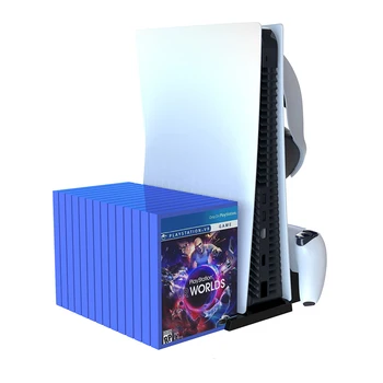 PS5 Lodret Dock Beslag Cooling Fan Base Game Controller Køligere Gamepad Opladning Stå Station For PlayStation-5 Tilbehør
