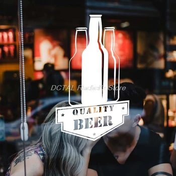 Kvalitet Øl Shop Mærkat Craft Beer Bottle Vintage Butik Indretning Tegn Retro Bar, Pub Plakat Decal Vivyl